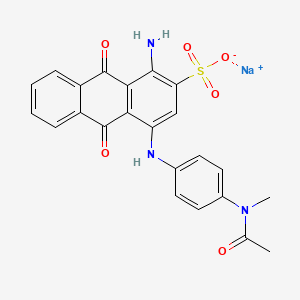 molecular formula C23H18N3O6S- B1588404 Acid blue 41 CAS No. 2666-17-3