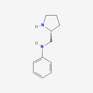 B1588410 (R)-(-)-2-(Anilinomethyl)pyrrolidine CAS No. 68295-45-4