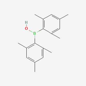molecular formula C18H23BO B1588415 Dimesitylborinic acid CAS No. 20631-84-9