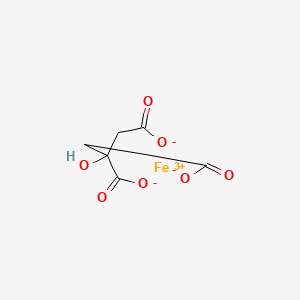 molecular formula C6H8FeO7 B1588432 Ferric citrate CAS No. 3522-50-7