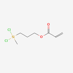 molecular formula C7H12Cl2O2Si B1588436 3-[Dichloro(methyl)silyl]propyl prop-2-enoate CAS No. 71550-63-5