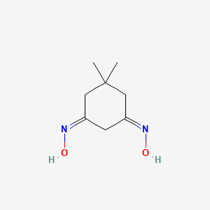 molecular formula C8H14N2O2 B1588439 1,3-Di(hydroxyimino)-5,5-dimethylcyclohexane CAS No. 37110-24-0