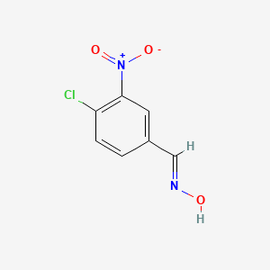 molecular formula C7H5ClN2O3 B1588440 4-Chloro-3-nitrobenzenecarbaldehyde oxime CAS No. 66399-01-7