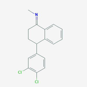molecular formula C17H15Cl2N B1588452 4-(3,4-dichlorophenyl)-N-methyl-3,4-dihydro-2H-naphthalen-1-imine CAS No. 79560-20-6