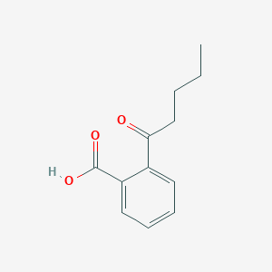 B1588458 2-Pentanoylbenzoic acid CAS No. 550-37-8