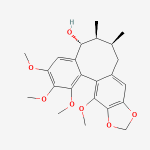 molecular formula C23H28O7 B1588460 Gomisin O CAS No. 72960-22-6