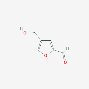 molecular formula C6H6O3 B1588461 4-(Hydroxymethyl)furan-2-carbaldehyde CAS No. 158360-01-1