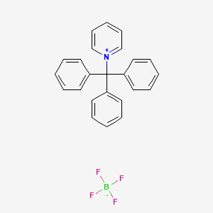 molecular formula C24H20BF4N B1588464 1-(Triphenylmethyl)pyridinium tetrafluoroborate CAS No. 26156-84-3