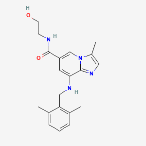 molecular formula C21H26N4O2 B1588467 Linaprazan CAS No. 248919-64-4