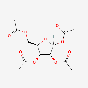 molecular formula C13H18O9 B1588470 (3R,4R,5R)-5-(Acetoxymethyl)tetrahydrofuran-2,3,4-triyl triacetate CAS No. 28708-32-9