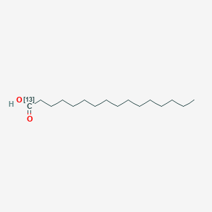 molecular formula C16H32O2 B1588483 Palmitic acid-1-13C CAS No. 57677-53-9