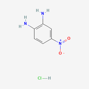 molecular formula C6H8ClN3O2 B1588486 4-Nitro-o-phenylenediamine hydrochloride CAS No. 53209-19-1
