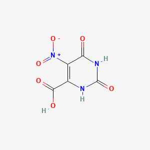 molecular formula C5H2N3O6- B1588487 5-Nitro-2,6-dioxo-1,2,3,6-tetrahydropyrimidine-4-carboxylic acid CAS No. 60779-49-9