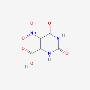 molecular formula C5H4KN3O7 B1588487 5-Nitro-2,6-dioxo-1,2,3,6-tetrahydropyrimidine-4-carboxylic acid CAS No. 60779-49-9