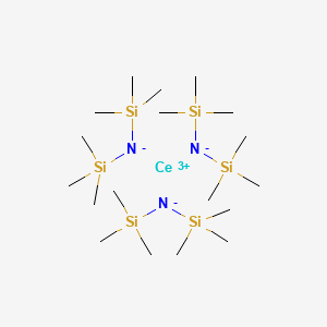 molecular formula C18H54CeN3Si6 B1588490 Tris[N,N-bis(trimethylsilyl)amide]cerium(III) CAS No. 41836-21-9