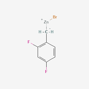 molecular formula C7H5BrF2Zn B1588491 2,4-Difluorobenzylzinc bromide CAS No. 307496-26-0