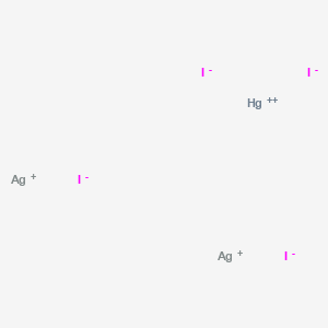 molecular formula Ag2HgI4 B1588513 Mercury silver iodide CAS No. 7784-03-4