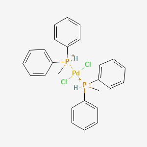 molecular formula C26H28Cl2P2Pd+2 B1588515 Dichlorobis(methyldiphenylphosphine)palladium(II) CAS No. 52611-08-2
