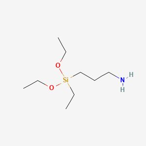 molecular formula C9H21NO2Si B1588517 3-(Diethoxy(ethyl)silyl)propan-1-amine CAS No. 20723-29-9