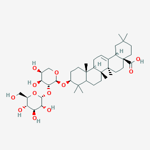 molecular formula C41H66O12 B1588531 Fatsiaside C CAS No. 60213-69-6