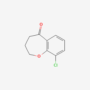 B1588536 9-Chloro-3,4-dihydro-1-benzoxepin-5(2H)-one CAS No. 141106-24-3