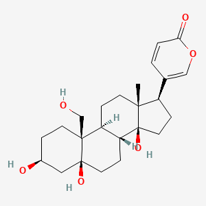 molecular formula C24H34O6 B1588540 3,5,14,19-Tetrahydroxybufa-20,22-dienolide CAS No. 508-79-2
