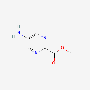 molecular formula C6H7N3O2 B1588546 甲基5-氨基嘧啶-2-羧酸酯 CAS No. 73418-88-9