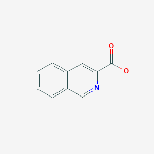 molecular formula C10H6NO2- B1588551 异喹啉-3-羧酸水合物 CAS No. 207399-25-5
