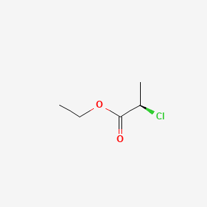 molecular formula C5H9ClO2 B1588555 (+)-Ethyl alpha-chloropropionate CAS No. 42411-39-2