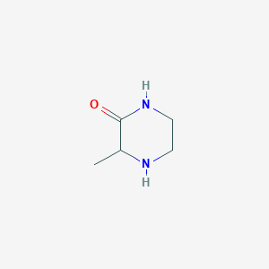 molecular formula C5H10N2O B1588561 3-甲基哌嗪-2-酮 CAS No. 23936-11-0