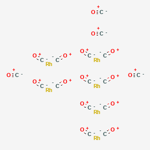 molecular formula Rh6(CO)16<br>C16O16Rh6 B1588562 Hexarhodium hexadecacarbonyl CAS No. 28407-51-4