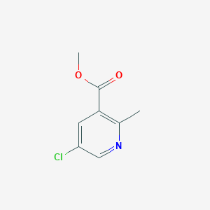 molecular formula C8H8ClNO2 B1588563 甲基5-氯-2-甲基烟酸酯 CAS No. 350597-49-8