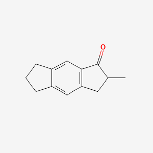 B1588573 2-Methyl-2,3,6,7-tetrahydro-S-indacen-1(5H)-one CAS No. 202667-44-5