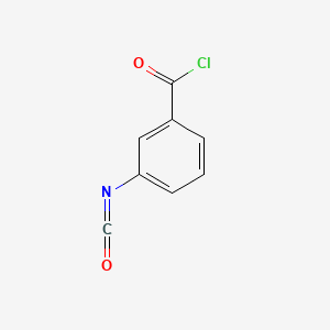 molecular formula C8H4ClNO2 B1588574 3-异氰酸苯甲酰氯 CAS No. 5180-79-0