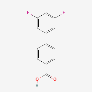 molecular formula C13H8F2O2 B1588576 3',5'-Difluorobiphenyl-4-carboxylic acid CAS No. 350682-84-7