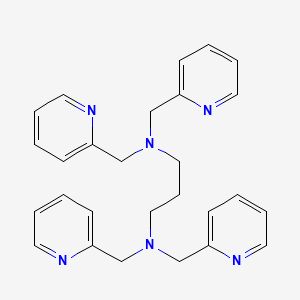 molecular formula C27H30N6 B1588582 1,3-Propanediamine, N,N,N',N'-tetrakis(2-pyridinylmethyl)- CAS No. 80384-94-7