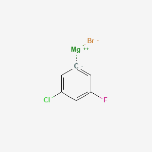 magnesium;1-chloro-3-fluorobenzene-5-ide;bromide