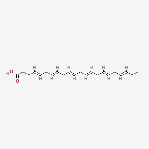 molecular formula C22H32O2 B1588607 4,7,10,13,16,19-Docosahexaenoic acid CAS No. 2091-24-9
