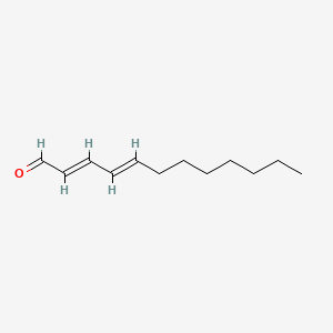 molecular formula C12H20O B1588609 (2E,4E)-2,4-Dodecadienal CAS No. 21662-16-8