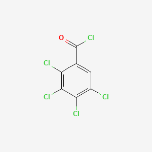 molecular formula C7HCl5O B1588613 2,3,4,5-Tetrachlorobenzoyl chloride CAS No. 42221-52-3