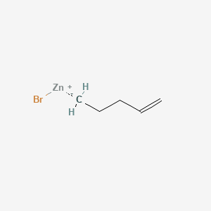 molecular formula C5H9BrZn B1588622 4-Pentenylzinc bromide CAS No. 308796-04-5