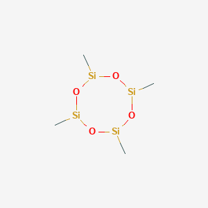 molecular formula C4H12O4Si4 B1588624 2,4,6,8-Tetramethylcyclotetrasiloxane CAS No. 2370-88-9