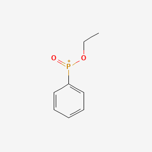 molecular formula C8H10O2P+ B1588626 Ethyl phenylphosphinate CAS No. 2511-09-3