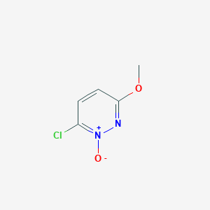 B1588631 3-Chloro-6-methoxy-pyridazine 2-oxide CAS No. 14634-52-7