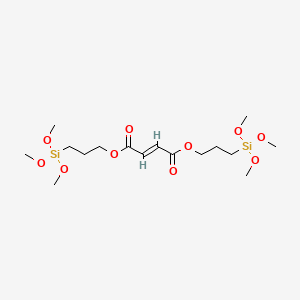 B1588633 Bis[3-(trimethoxysilyl)propyl] fumarate CAS No. 3371-62-8