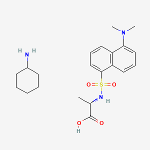 molecular formula C21H31N3O4S B1588639 丹磺酰-L-丙氨酸环己铵盐 CAS No. 53332-27-7