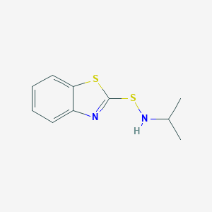 molecular formula C10H12N2S2 B158864 2-Benzothiazolesulfenamide, N-(1-methylethyl)- CAS No. 10220-34-5