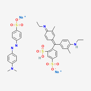 molecular formula C39H41N5Na2O9S3 B1588641 Einecs 263-719-0 CAS No. 62758-15-0