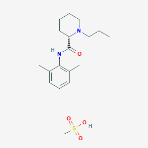 molecular formula C18H30N2O4S B158865 Ropivacaine mesylate CAS No. 854056-07-8