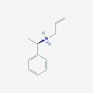 [(1R)-1-Phenylethyl]-prop-2-enylazanium